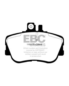 EBC 94-95 Mercedes-Benz C220 (W202) 2.2 Redstuff Front Brake Pads - DP3962C