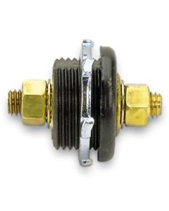 Moroso Thru-Panel Connector - Black (Use w/Part No 74170/74172) - Single - 74145
