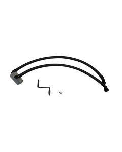J&L 22-24 Ford Bronco Raptor 3.0L EcoBoost PCV Side Oil Separator 3.0 - Clear Anodized - 3096P-C