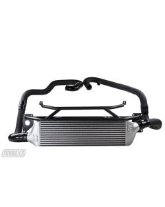 Turbo XS FMIC 2015-2017 Subaru STi - Wrinkle Black Pipes - STI15-FMIC-BLK