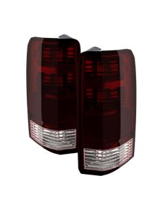 Xtune Dodge Nitro 07-11 OEM Style Tail Lights Red Smoked ALT-JH-DNIT07-OE-RSM - 9031199