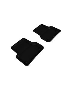 3D MAXpider 2012-2018 Audi A6/A7/S6/S7/RS7 Kagu 2nd Row Floormats - Black - L1AD02221509
