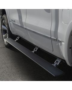 Go Rhino 19-24 Ram 1500 Quad Cab 4dr E1 Electric Running Board Kit (No Drill) - Tex. Blk - 20436680PC