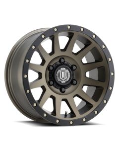 ICON Compression 17x8.5 6x135 6mm Offset 5in BS 87.1mm Bore Bronze Wheel - 2017856350BR