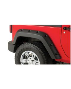 Bushwacker 17-18 Ford F-250 Super Duty Pocket Style Flares 2pc - Black - 20106-02