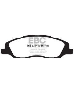 EBC 13-14 Ford Mustang 3.7 (A/T+Performance Pkg) Yellowstuff Front Brake Pads - DP41868R