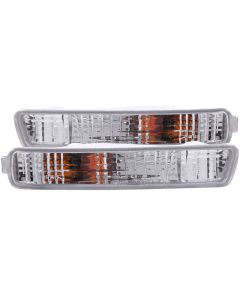 ANZO 1994-1995 Honda Accord Euro Parking Lights Chrome - 511008