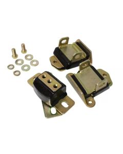 Energy Suspension 67-72 Camaro/64-72 Chevelle/63-82 Corvette Black Zinc 2 Engine & 1 Trans Mount Set - 3.1120G