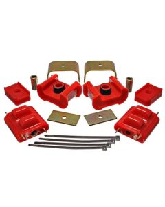 Energy Suspension 73-84 K5 Blazer 4WD Fullsize Red Complete Motor&Trans Mount Set Zinc Finish - 3.1124R