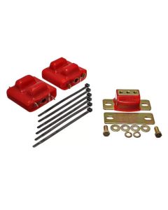 Energy Suspension 87-91 Suburban C10-C30 2WD Red Motor & Transmission Mounts-Zinc Finish - 3.1128R