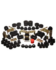 Energy Suspension 73-80 Chev/GMC 4WD w/Aftermarket Front Springs Black Hyper-Flex Master Bushing Set - 3.18105G