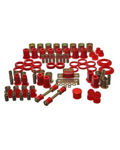 Energy Suspension 66-72 Oldsmobile Cutlass/442/F-85/Europa Red Hyper-flex Master Bushing Set - 3.18112R