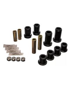 Energy Suspension 01-06 GM Silverado C2500 HD 2WD/K2500 HD 4WD Blk Front End Control Arm Bushing Set - 3.3185G