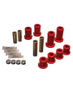 Energy Suspension 01-06 GM Silverado C2500 HD 2WD/K2500 HD 4WD Red Front End Control Arm Bushing Set - 3.3185R
