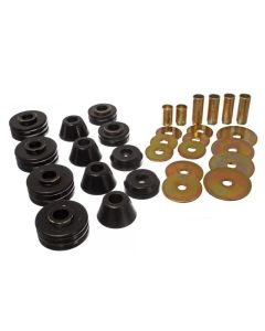 Energy Suspension 73-80 GM 1/2 Ton C-10/C1500 Pick Up 2WD Black Body (Cab) Mount Set - 3.4109G