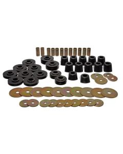 Energy Suspension 67-95 K5 Blazer/67-70 Denali XL/Suburban/Yukon XL 4WD Black Body (Cab) Mount Set - 3.4110G