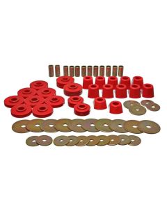 Energy Suspension 67-95 K5 Blazer /  67-70 Denali XL/Suburban/Yukon XL 4WD Red Body (Cab) Mount Set - 3.4110R