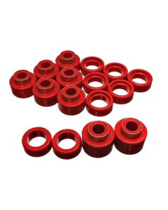 Energy Suspension Chevy Xtra Cab 2&4Wd Body Mts - Red - 3.4122R