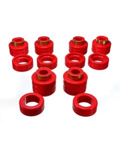 Energy Suspension Chevy Pickup 2&4Wd Body Mounts - Red - 3.4123R