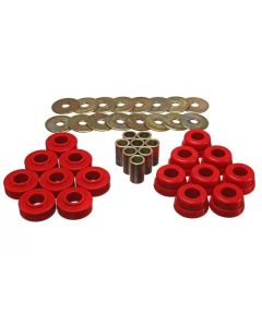 Energy Suspension Gm Body Mount Set W/Hardware - Red - 3.4126R
