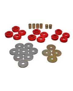 Energy Suspension 75-79 Chevrolet Nova / Chevy II Red Body Mount Set - 3.4129R