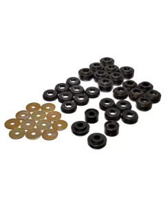 Energy Suspension Chevrolet 4 door Black Body Mounts (Recommended for Police/Taxi/Race) - 3.4136G