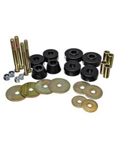 Energy Suspension Chevy Pickup Body Mounts - Black - 3.4137G