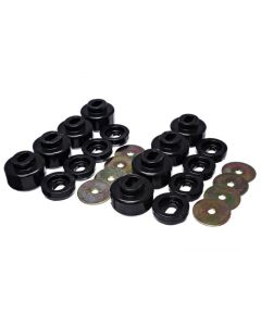 Energy Suspension 07-10 Chevy K2500/3500HD Body Mount Set - Black - 3.4162G