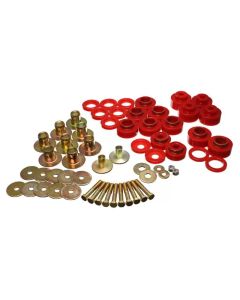 Energy Suspension 68-72 Chevy Chevelle/Monte Carlo/Malibu/El Camino Red Body Mount Set - 3.4170R