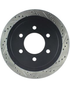 StopTech 04-09 Ford F150 / 06-08 Lincoln Mark LT Rear Left Slotted & Drilled Rotor - 127.65102L
