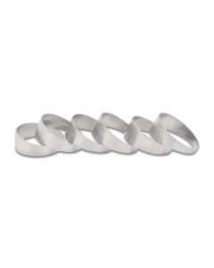 Vibrant 1.5in O.D. T304 SS Pie Cuts - Set of 6 - 13615