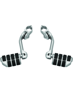 Kuryakyn Tour-Tech Cruise 6in Mount Arm With Dually ISO Pegs 1-1/4in Clamp Chrome - 4529