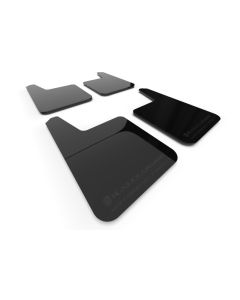 Rally Armor Universal Motorsport Spec Black UR Mud Flap Metallic Black Logo - MF20-MSUR-BK-MBK