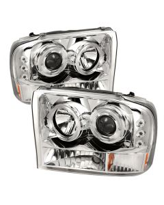 Spyder Ford F250 Super Duty 99-04 Projector Version 2 LED Halo LED Chrm PRO-YD-FF25099-1P-G2-C - 5010360