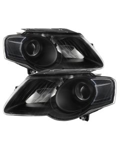 xTune Volkswagen Passat 06-10 (Halogen Only) Projector Headlights Black HD-JH-VWPAT06-BK - 9025563