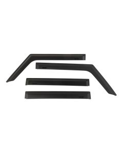 Rugged Ridge Window Visors Matte Black 18-20 Jeep Wrangler JLU/JT - 11349.17