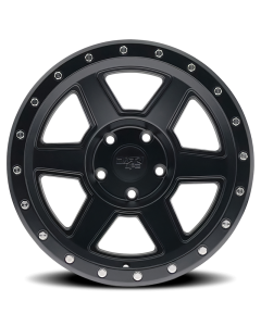 Dirty Life 9315 Compound 17x9 / 6x139.7 BP / -12mm Offset / 106mm Hub Matte Black Wheel - 9315-7983MB12