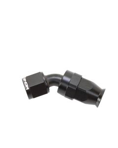 Snow -8AN 45 Degree PTFE Hose End (Black) - SNF-60845