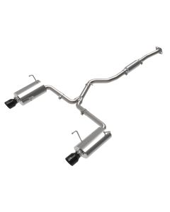 aFe Subaru Forester XT 14-18 H4-2.5L (t) Takeda 2-1/2in to 2-1/4in 304 SS Cat-Back- Black Tip - 49-36804-B