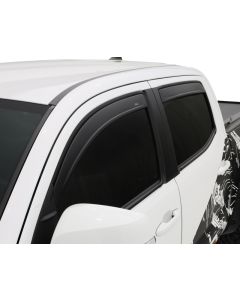 AVS 16-18 Toyota Tacoma Double Cab Ventvisor In-Channel Window Deflectors 4pc - Matte Black - 1774036