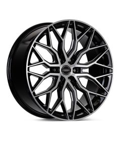 Vossen HF6-3 22x9.5 / 6x139.7 / ET20 / Deep Face / 106.1 - Brushed Gloss Black Wheel - HF63-2G21