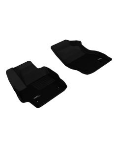 3D MAXpider 2010-2013 Mazda Mazda3 Kagu 1st Row Floormat - Black - L1MZ01311509