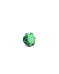 Fleece Performance 13-18 Dodge Cummins Green Anodized Billet Fuel Cap - FPE-FC-1316-GRN