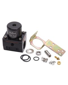 Edelbrock Fuel Pressure Regulator EFI 180 GPH 35-90 PSI -10In/Out -6 Return Black - 174023