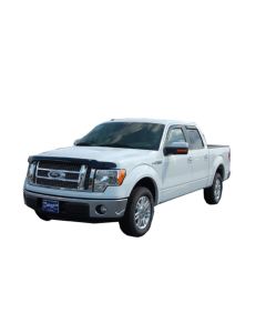AVS 09-14 Ford F-150 (Excl. Raptor) Hoodflector Low Profile Hood Shield - Smoke - 21009