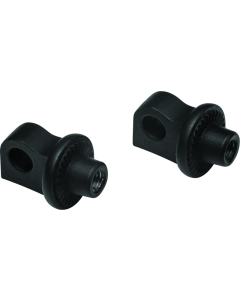 Kuryakyn Adjustable Stop Splined Peg Adapter Black - 6775