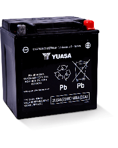 Yuasa YIX30L Maintenance Free AGM 12-Volt Battery - YUAM7230L