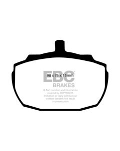 EBC 91-93 Morgan 4/4 1.6 Greenstuff Front Brake Pads - DP2243