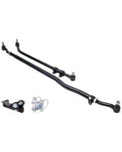 RockJock JL/JT Currectlync Steering System Forged Drag Link 42mm Tie Rod Tube w/Stabilizer Brackets - RJ-442100-101