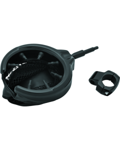 Kuryakyn Drink Holder With Basket 1inch Mount Gloss Black - 1729
